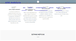 Desktop Screenshot of andalucia.aisg.es